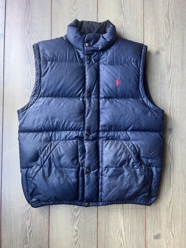 Ralph lauren navy down gilet - down, /